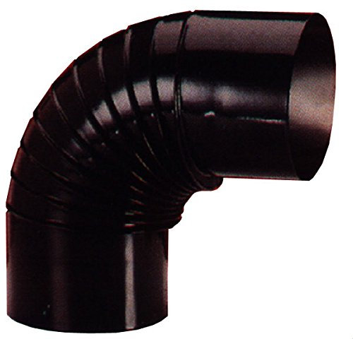 EXOJO - Codo Estufa Vitrif Negro 90º Exojo 120 Mm