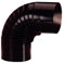 EXOJO - Codo Estufa Vitrif Negro 90º Exojo 120 Mm