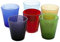Kaleidos - Set 6 bicchieri Tumbler in vetro soffiato a bocca SURF MULTICOLOR