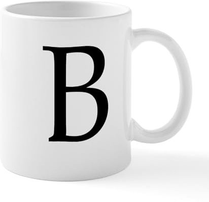 CafePress B Mug 11 oz (325 ml) Ceramic Coffee Mug