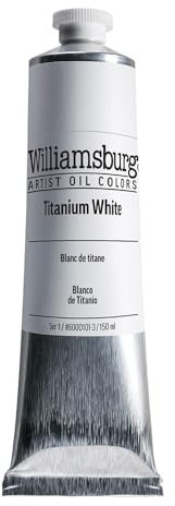 Williamsburg 6000101-3 150ml Pintura al -leo a mano - Blanco de titanio