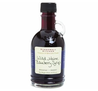 Stonewall Kitchen Wild Maine Blueberry Syrup, 250 g | Particularly fruity thanks to wild blueberries for a particularly intense taste