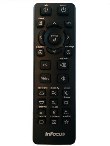 InFocus Corporation Remote Control for Most InFocus Meeting Room Projectors , Black