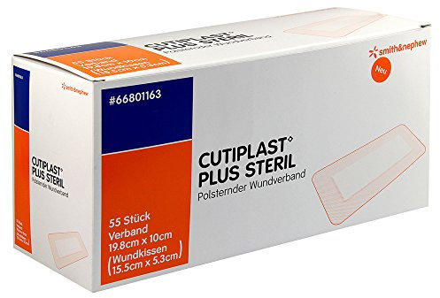 Cutiplast Plus Steril 10x19,8 Cm Verband 55 St