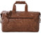 LEABAGS Leder Weekender Damen & Herren I Echtleder Premium Reisetasche I 41 l Sporttasche I Duffle Travel Gym Bag I Sporttasche I Trainingstasche I Tasche Flugzeug I groß I Vintage Cognac