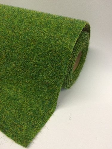 Grass Mat Hairy Spring Green Mix 120cmx61cm 48x24 Javis Landscape scenery roll