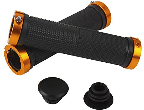 Andux Zone Fahrradgriffe für Mountainbikes, BMX, Straßenräder, Tretroller,, ZXC-CB01, 2 Stück, gelb