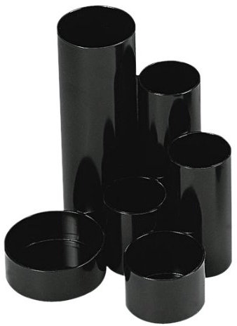 Wedo 245257201 JUNIOR Butler (aus hochwertigem Polystyrol, 6 Röhren) schwarz