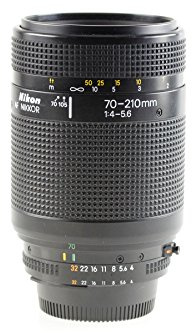 Nikon AF Nikkor 70-210 mm 70-210 mm 4-5.6 1:4-5.6