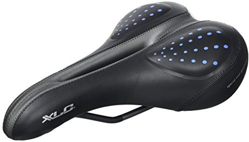 XLC Herren Fahrradsattel Trekking Globetrotter SA-G01 Sattel, Schwarz, One Size