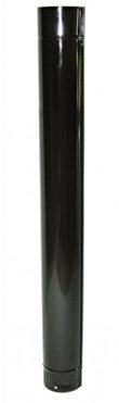 WOLFPACK LINEA PROFESIONAL 22011000 Tubo Estufa Color Negro Vitrificado de 100mm, Multicolor