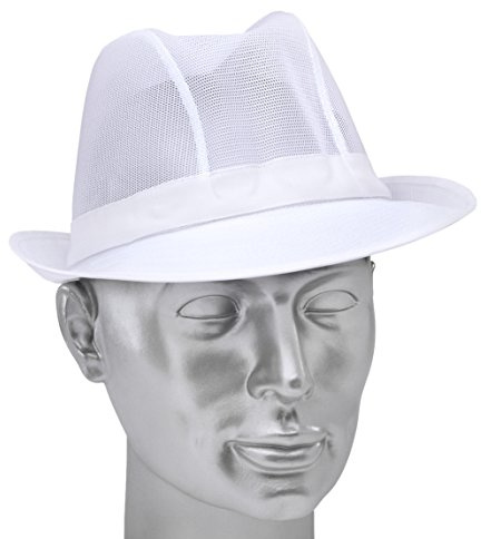 TRILBY HAT WHITE L