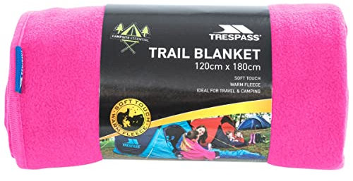 Trespass Uni Snuggles Warme Fleece Decke 120cm X 180cm, Cerise, Einheitsgröße EU
