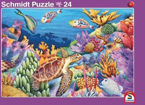 2er-Set Rahmenpuzzle Meer und Afrika 24 + 40 Teile