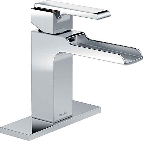 Ara Single Hole Single Handle Waterfall Faucet Finish: Chrome