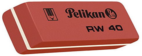 Pelikan 619551 Kunststoff-Radierer Epure, oval Weiß