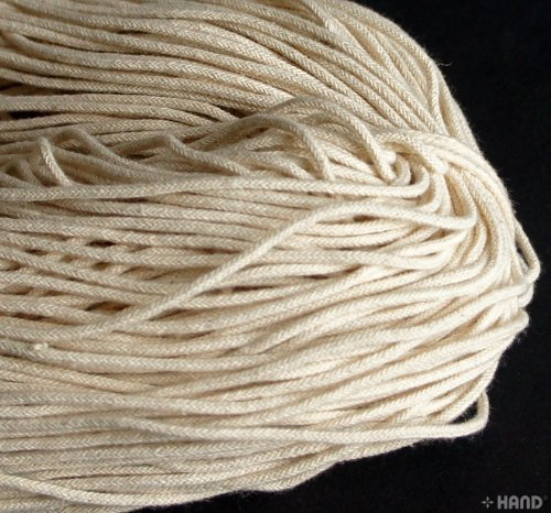 HAND ® BRT21 Cream Thin String Rope Cord - 3mm Diameter appx 20 meters