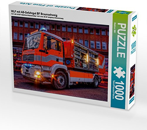 CALVENDO Puzzle WLF mit AB-Gefahrgut BF Braunschweig 1000 Teile Puzzle quer | Lege-Größe cm Foto-Puzzle für glückliche Stunden