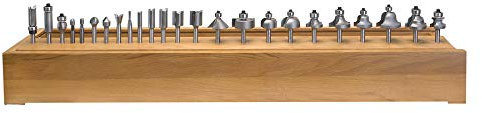 Amana Tool AMS-124 24-tlg. Hartmetall bestückt Oberfräser Set 1/4 Zoll SHK