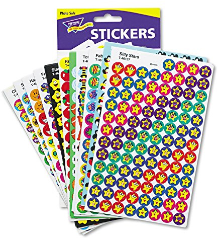 Trend T46826 Trend Superspots und Supershapes Sticker Variety Pack, tolles Sortiment