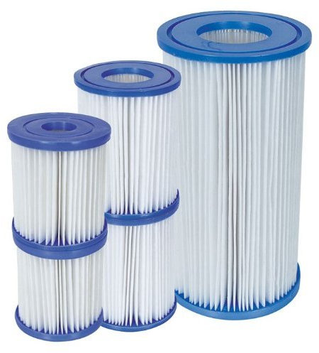 Bestway Filtro di Ricambio per Pompa 1250 lt/h da Piscina a Cartuccia d.8x9H cm