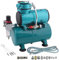 COMPRESSORE AEROGRAFO PROFESSIONALE COMPRESSORE PER AEROGRAFO AEROGRAFO MODELLISMO DA 125 W Compact II con Set di Spazzole per la Pulizia + 10 adattatori per le connessioni + Tubo da 1, 8 m (Set Base Compressore Aerografo Universal)
