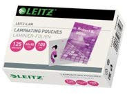 Leitz 73690002 iLAM Heißlaminierfolien (125 Micron, 60 x 90 mm) 200 Stück (2)