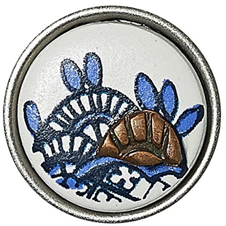 CPRF-9018-01 NOOSA Petite Chunk Delft Blue WANLI white/blue/copper-ceramic/copper