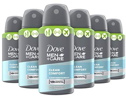 Dove Men+Care Clean Comfort Anti-Transpirant-Deospray, 75 ml