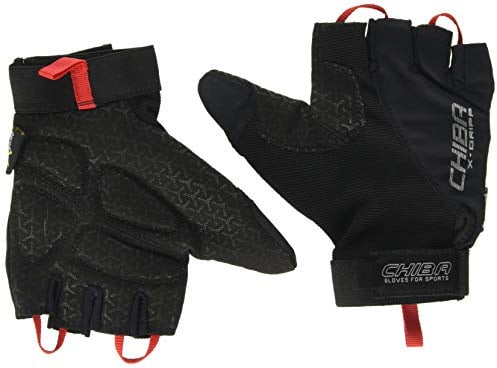 Chiba Erwachsene Rollstuhlhandschuh Argon II, schwarz, XL, 11016