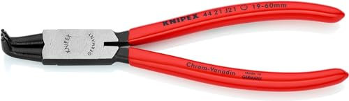 KNIPEX Sicherungsringzange für Innenringe in Bohrungen auf SB-Karte mit Kunststoff überzogen schwarz atramentiert 170 mm, 44 21 J21 SB