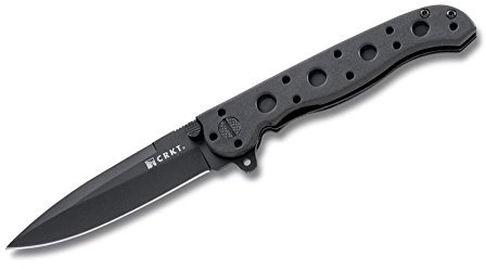 CRKT Unisex – Erwachsene Messer Black M16-01 Zytel 7.6 cm Taschenmesser, schwarz, 18,1 cm
