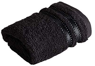 Vossen Cult de Luxe Seiftuch 30 x 30 cm schwarz