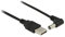 Link R10122 Cavo di Alimentazione USB DC 5.5 x 2.50 mm 90°, 1.5 m