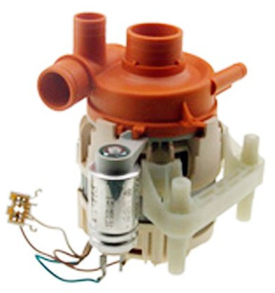 Easyricambi Motore lavastoviglie Sostitutivo per Smeg Codici 795210632-795210501 - 695210370 - Motore Pompa Lavaggio per lavastoviglie