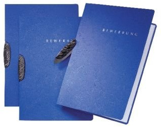 PAGNA Bewerbungsmappe Swing blau