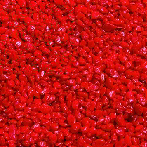 FLAMINGO 400434 Gravier neon rouge 1 kg pour aquarium