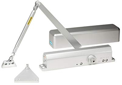 Global Door Controls Commercial Full Cover ADA Door Closer in Aluminum - Sizes 1-4
