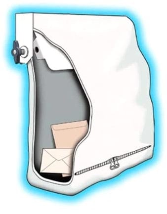 Fire Proof / Retardant Letterbox Bag. Internal Letter Box Security Safety Cover. Extra Security Prevents Arson Attacks