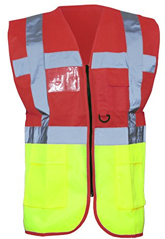 Yoko Hi-Vis Premium Executive/Manager Waistcoat / Jacket
