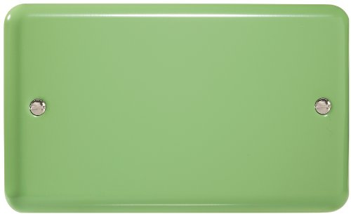 Varilight Double Blank Plate Beryl Green