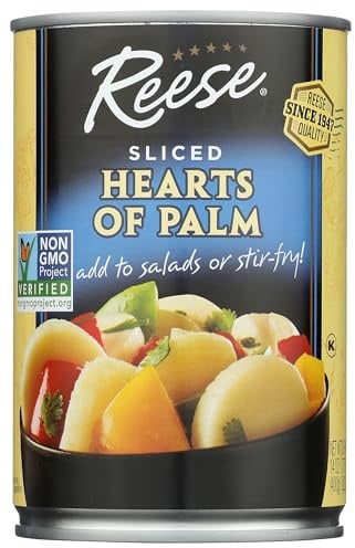 Reese Sliced Hearts of Palm | NonGMO Project Certified |14OZ (6 Pack)
