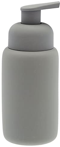 Södahl Mono Seifenspender fürs Badezimmer, Durchmesser 6,5 cm, Höhe 16 cm, 270 ml, Grau