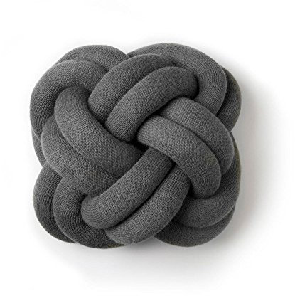 Design House Stockholm Knot Kissen, grau waschbar bei 30°C LxBxH 30x30x15cm