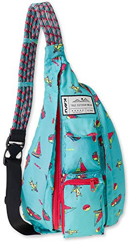 KAVU Original Rope Pack Leichte Wasserabweisende Sling Bag – Aqua Wingman