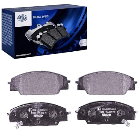 HELLA 8DB 355 009-731 Bremsbeläge - mit akustischer Verschleißwarnung | Kompatibel mit: HONDA CIVIC VII Hatchback, CIVIC VIII Hatchback, S2000