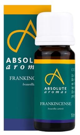 Absolute Aromas Frankincense Essential Oil 5ml - Pure, Natural, Undiluted, Cruelty Free and Vegan – for Aromatherapy, Diffusers, Candle Making and DIY Beauty Recipes