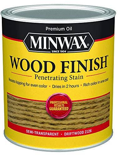 Minwax 70011 1 Quart Wood Finish Interior Wood Stain, Driftwood by Minwax