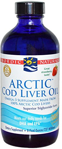 Nordic Naturals Arctic Cod Liver Oil, Strawberry
