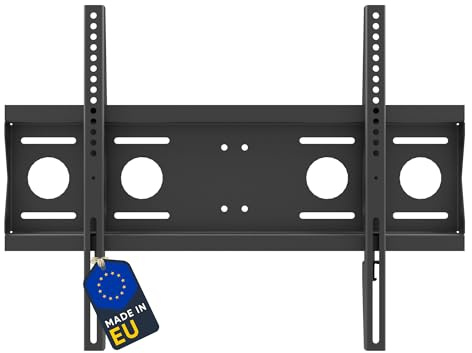 EDBAK TV-Wandhalterung für Bildschirme von 40-75 Zoll - VESA von 100 x 100 bis 600 x 400 mm | Tragkraft bis 80 kg